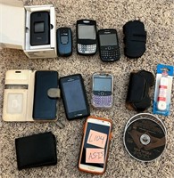 U - ASSORTED BLACKBERRY/CELL PHONE LOT AS-IS