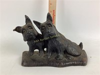 Cast Iron Door Stop Scottie Dogs see photos for