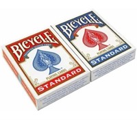 2pk BICYCLE Standard Playing Cards Red & Blue