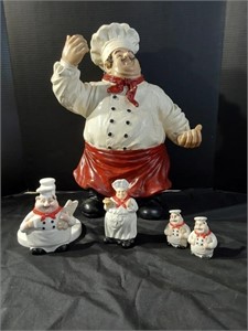 Chef Kitchen Figurines