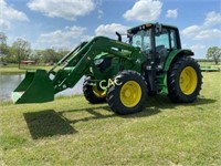 John Deere 6130M w/620R Loader