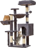 Taoqimiao Cat Tree, 39.4-Inch Cat Tower for Indoor