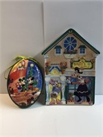 Disney Collectors Plate and Christmas Ornaments