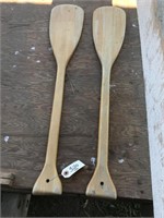 Pair of Wood Paddles