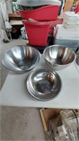 3lg stainless mixing bowls