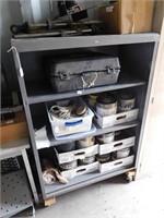 P729-  Hon Metal Shelf On Wheels