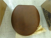 fuax leather toilet seat