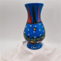7 1/2" Mexican Red Clay Party Pot/Vase - Cancun