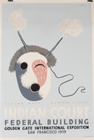 8- 1939 SAN FRANCISCO INDIAN COURT POSTERS