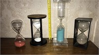 Mixed base hourglasses