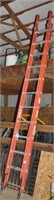 24' orange fiberglass extenson ladder