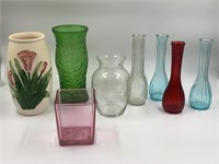 Assortment of vases