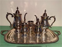 Wallace Silver Plated 6 pc. Tea Set