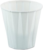 NEW- 100 Pleated  Cups Dart  3.5 Oz.