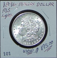 1896 Morgan Dollar MS++.