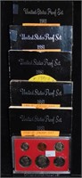 (5) 1981-S U.S. Proof Sets.