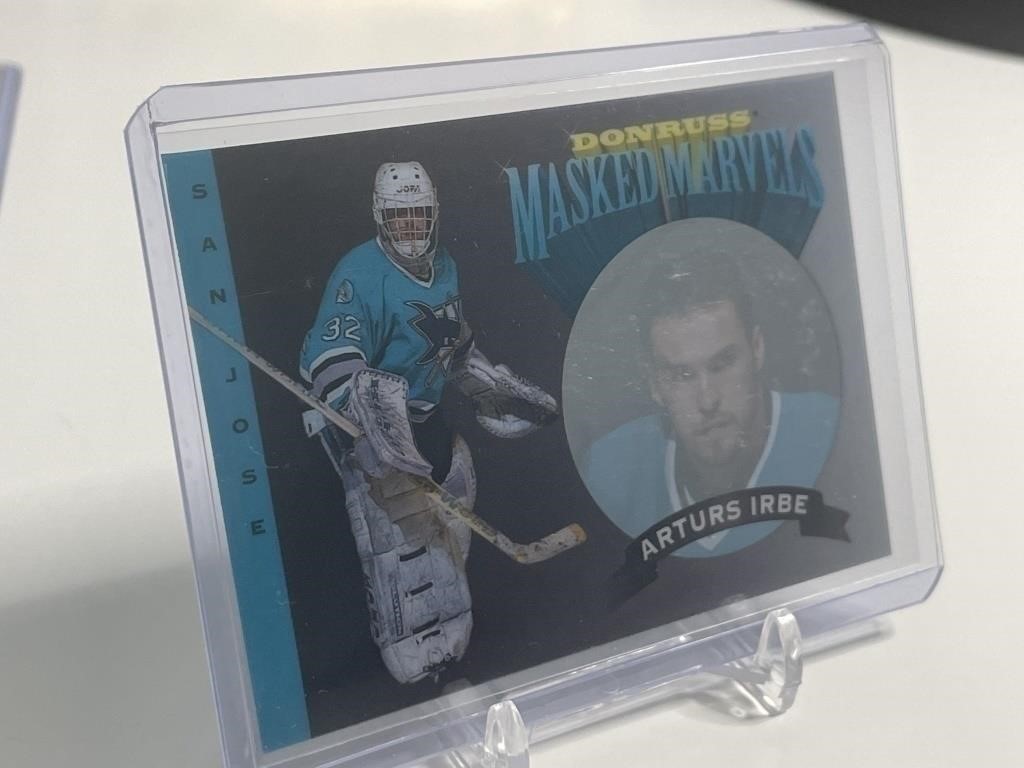 1994-95 Donruss Masked Marvels #4 Arturs Irbe