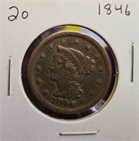 1846 United States Large Cent