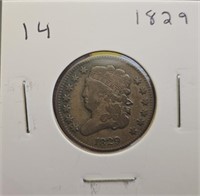 1829 United States Large Half Cent