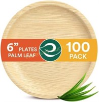 ECO SOUL 100% Compostable Palm Leaf Plates