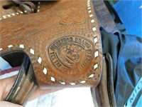 SADDLE - HEREFORD BRAND, TEX-TAN LEATHER CO.