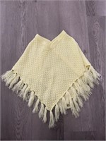 Vintage Knit Youth Poncho Shawl