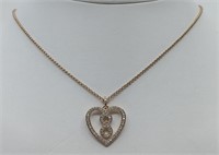 Thomas Sabo, Guilted Sterling Silver Heart Shaped