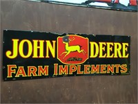 John Deere Original Enamel Sign