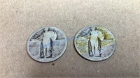 COINS - STANDING LIBERTY QUARTERS (2)