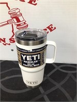 Yeti Rambler 20oz Travel Mug with Lid & Clip