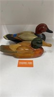 Wooden Painted Ducks