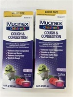 2x Mucinex Children's Cough & Congestion 201ml