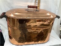 Revere Copper Boiler w/ Lid, Polished, 22"W,