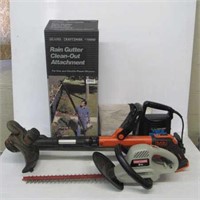 Yard Tools Blower + String Trimmer