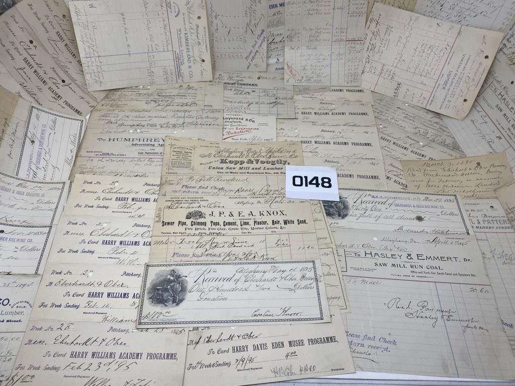 Old letterhead/invoice collection