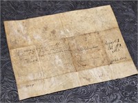 Amazing Legal Document Dated 1449 on Vellum