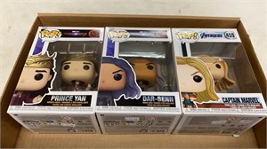 Funko Pops: The Marvels and Captain Marvel