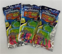 Self Sealing Water Balloons, 3 pk - NEW