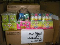 Warheads assorted flavors with 4 displays 360