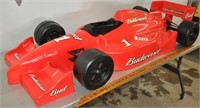 63" long plastic Budweiser tavern display car