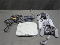 Sony Playstation One with Controllers