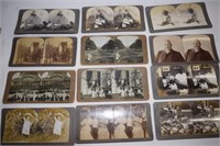 HUGE COLLECTION ANTIQUE STEREOVIEW CARDS ! R-4