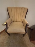 Gold Parlor Chair