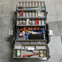 LOADED Plano Tackle Box W/ Fishing Items