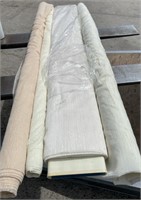 4 Bolts of Drapery Fabric. Unknown fibre or