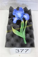 Avon "Seasons in Bloom" Blue Iris Porcelain Flower