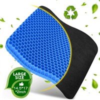 S  Gel Seat Cushion  Honeycomb  Non-Slip  for Offi