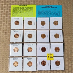 2009 Lincoln Cents & US Treasury Medallions