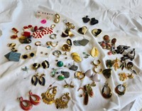 large lot of assorted earrings