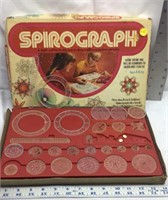 D2) SPIROGRAPH, MISSING TWO PIECES,BUT HAS 6 EXTRA